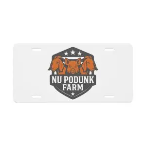 Vanity license plate