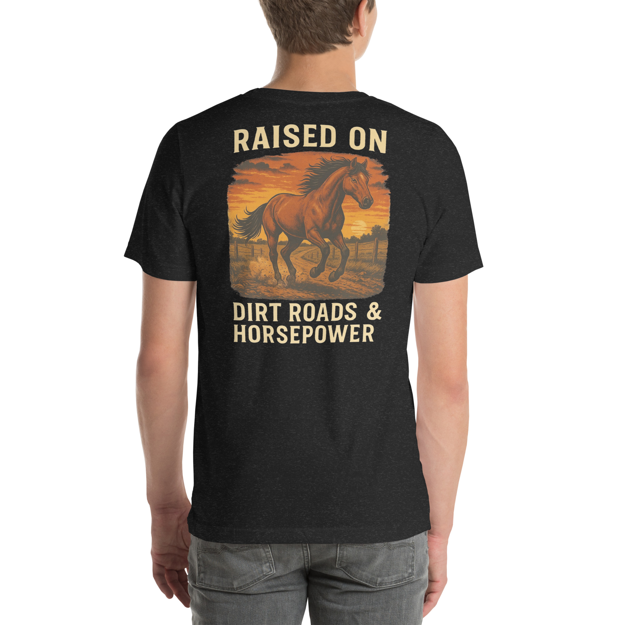 Dirt Roads & Horsepower Tee - Image 2