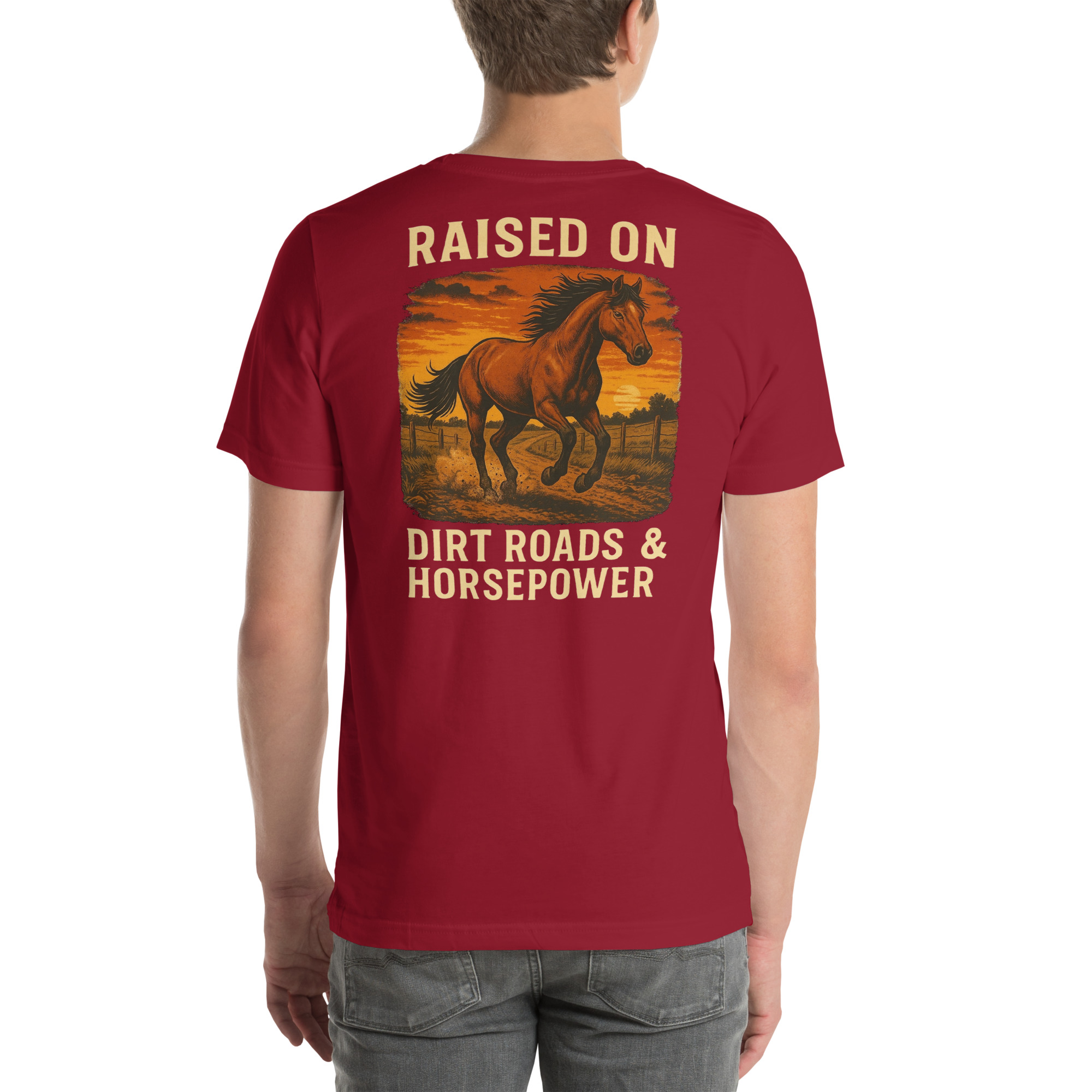 Dirt Roads & Horsepower Tee - Image 4