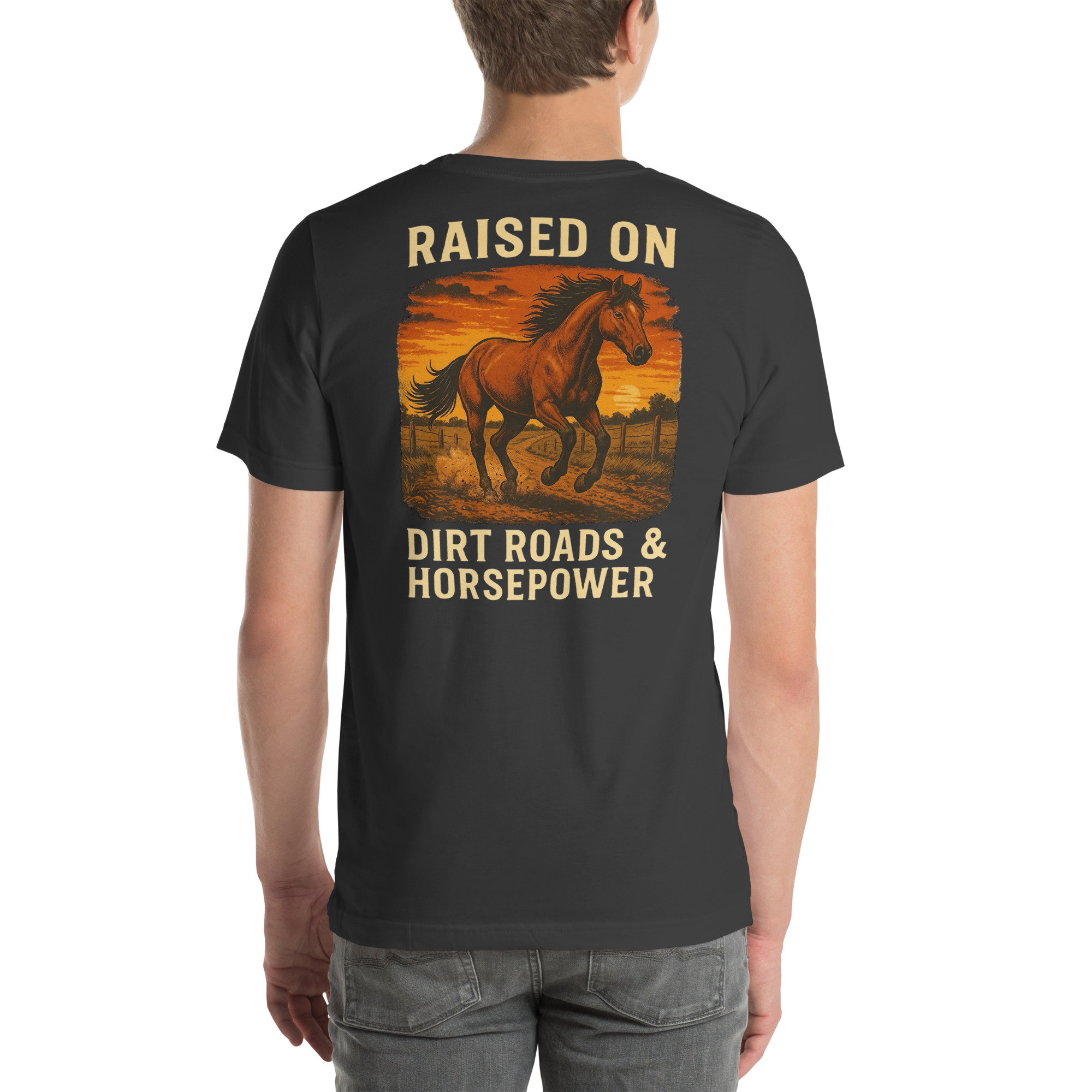 Dirt Roads & Horsepower Tee - Image 5