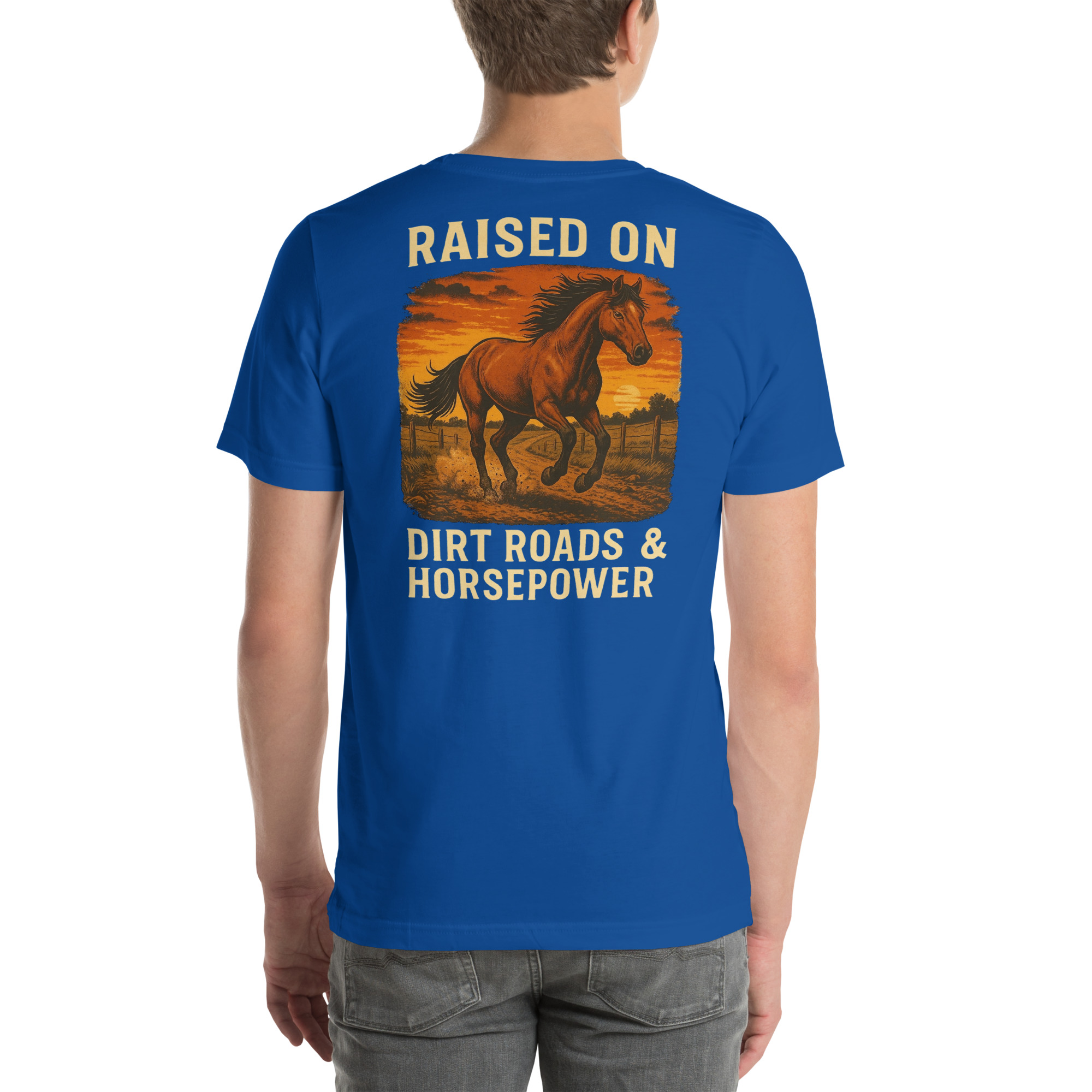 Dirt Roads & Horsepower Tee - Image 8